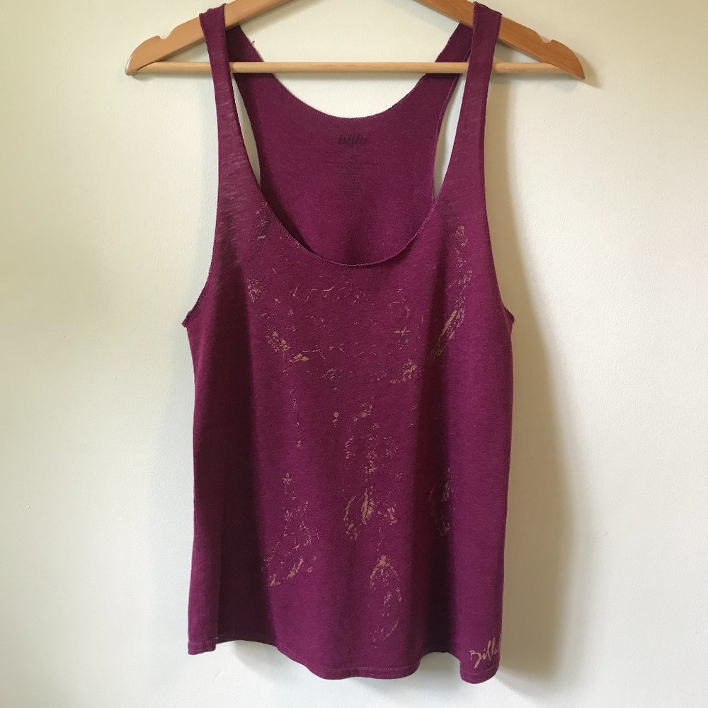 Billabong Purple Dreamcatcher Tank Top, Size Large